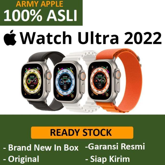 Apple Watch Ultra 2022 49Mm Titanium Iwatch Trail Loop Ocean Band Ibox