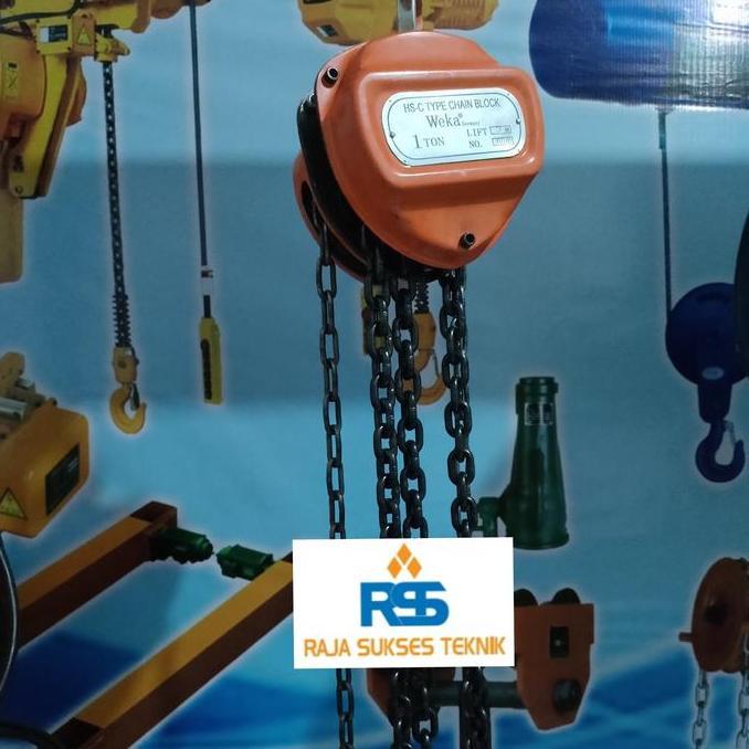 Chain Block 1 ton 3 meter Weka