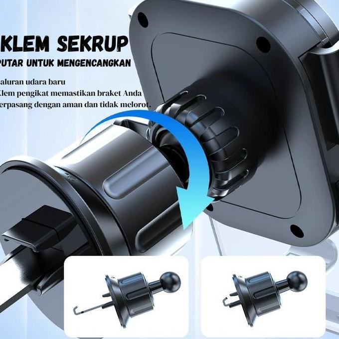 Car Holder HP Mobil Air Vent Ventilasi Ac Mobil Car Mount Holder Phone Holder HP AC Mobil