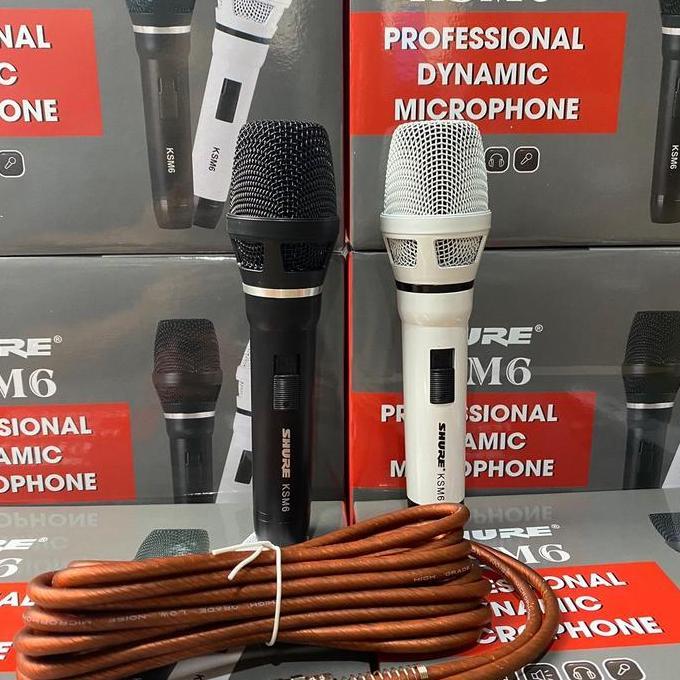 QWEENSATRU - SHURE KSM6 MIC KABEL KONDENSOR PROFESIONAL