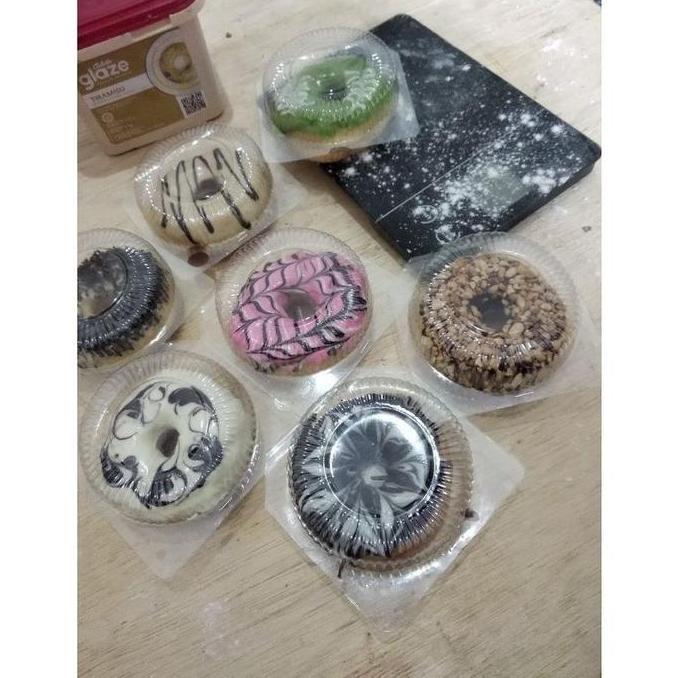 Mika Donat Satuan isi 50pcs / Mika Donut / Kemasan Donat Plastik Promo