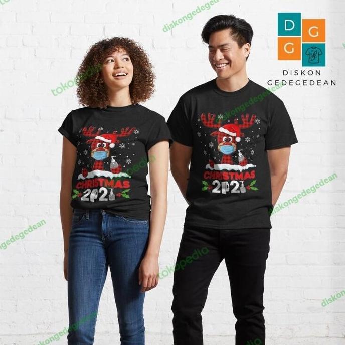 Kaos Natal, Baju Natal Cute Deer 2021 - Natal