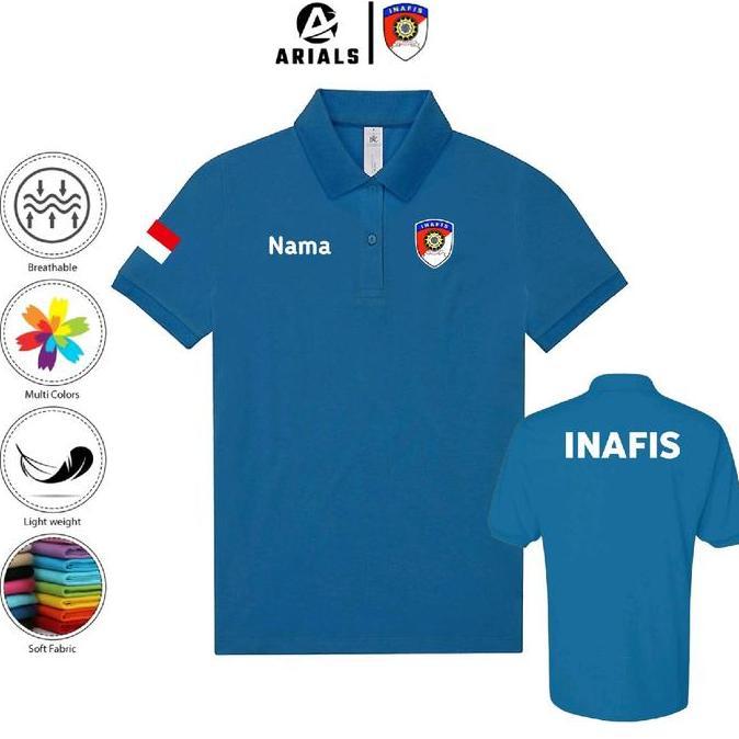 Arials Polo shirt Baju Kaos Kerah Polisi INAFIS POLRI Indonesia