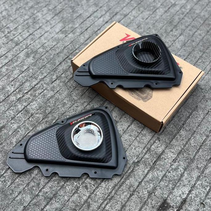 COVER TUTUP FILTER UDARA VELOSCOPE ORIGINAL SARINGAN UDARA PLUS CORONG MOTOR HONDA BEAT NEW FI ESP S