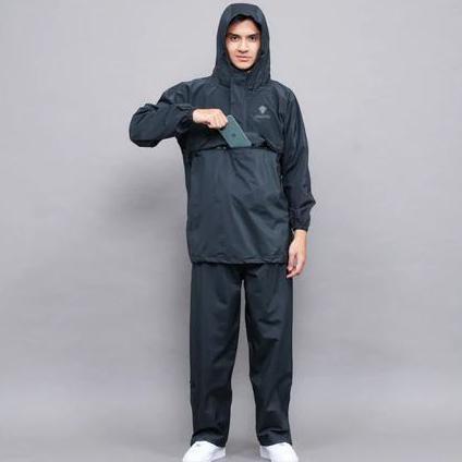 Eiger Official - Jas Hujan Saku Doraemon Besar Setelan Dewasa Pria Dan Wanita