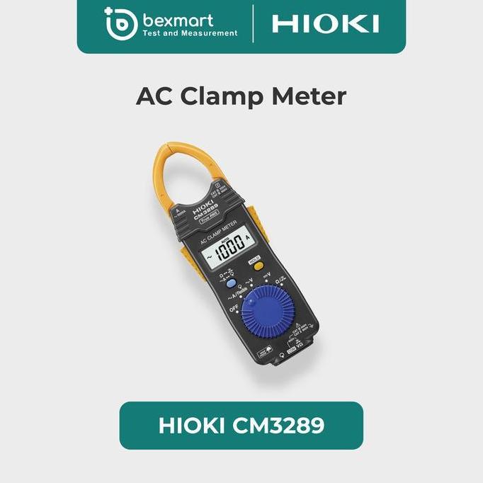 HIOKI CM3289 CLAMP AMPERE TANG AMPERE 1000A AC RMS ORIGINAL DAN TERPERCAYA