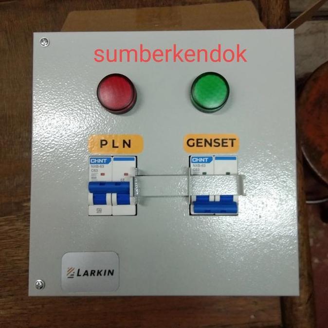 CHINT PANEL INTERLOCK 2P 63A SWITCH PLN - GENSET OHM SAKLAR COS 1-0-2 ORIGINAL DAN TERPERCAYA