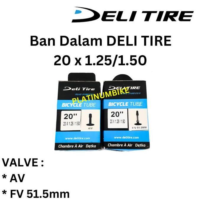Promo Ban Dalam DELI TIRE untuk Sepeda Ukuran 20 x 1.25/1.50 COD