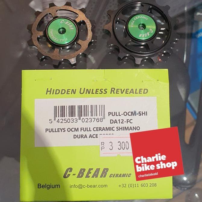Promo C-Bear Ceramic RD Pulley OCM For Shimano Dura-Ace R9250 12speed COD