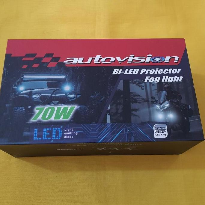 HARGA DISC - Led Mini Projie 3 Mata Autovision Biled Projector Autovision Borneo TL