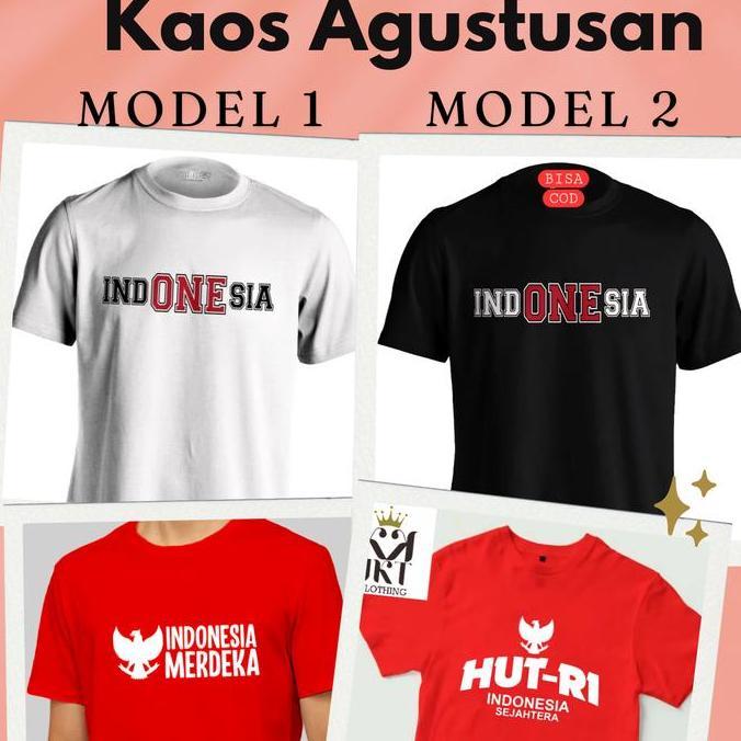 Jual Kaos 17 Agustus Kemerdekaan Indonesia Banyak Model - Baju 17 Agustus Dirgahayu HUT RI