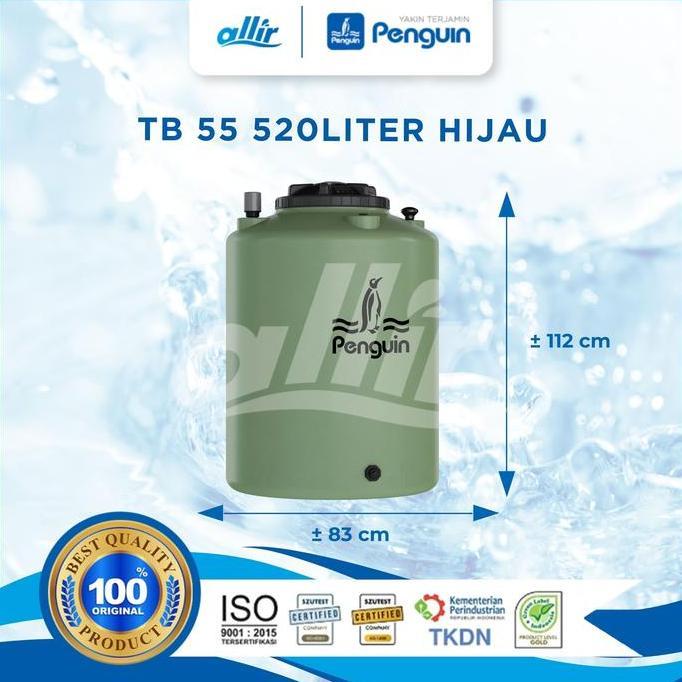 Sale Allir - Tangki Air Penguin Tb 55 Toren Tandon Pinguin 520 Liter 500 Liter
