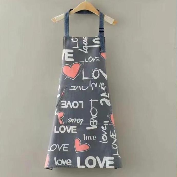 Apron Celemek Masak Pelindung Baju Anti Kotor Waterproof / Apron masak / Apron Barista celemek masak