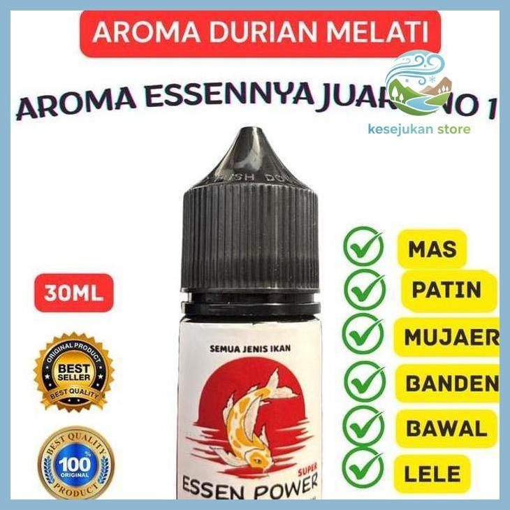 (PANCING) ESSEN POWER DURIAN MELATI 30ML ESEN MANCING SEMUA JENIS IKAN MAS LELE NILA PATIN GABUS BAW