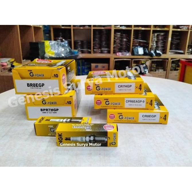 Promo Busi NGK G-POWER PLATINUM NGK RACING Bebek Matic RX-King Ninja Diskon