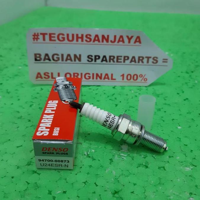Promo Busi Denso 94700-00873 U24ESR-N Vixion NVL Xeon Original Yamaha Diskon