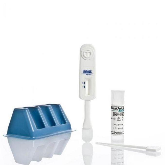 Alat Tes Hiv Mandiri via Mulut Oral Fluid Test ORAQUICK HIV SELF TEST