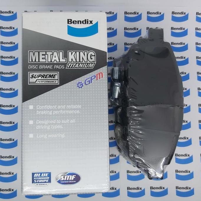 Kampas Rem Depan INNOVA REBORN 2016 - Now dan VENTURER BENDIX METAL KING TITANIUM DB2396 MKT Promo