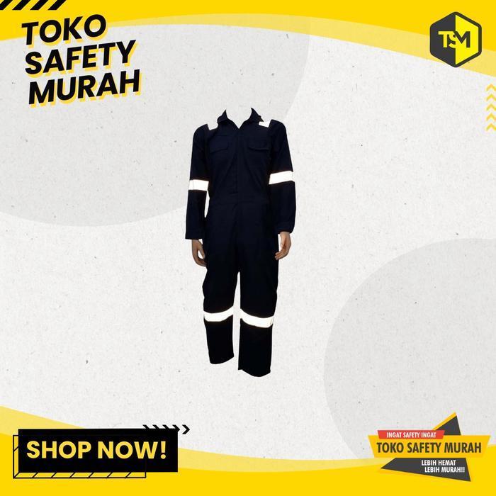 Wearpack Safety Terusan 3R Seragam Mekanik Size M-XXXXL Pakaian Kerja Mekanik Baju Panjang Celana Pe