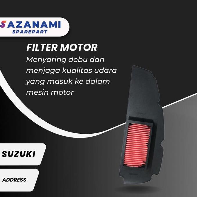 Promo FILTER UDARA MOTOR SUZUKI ADDRESS AIR FILTER Diskon