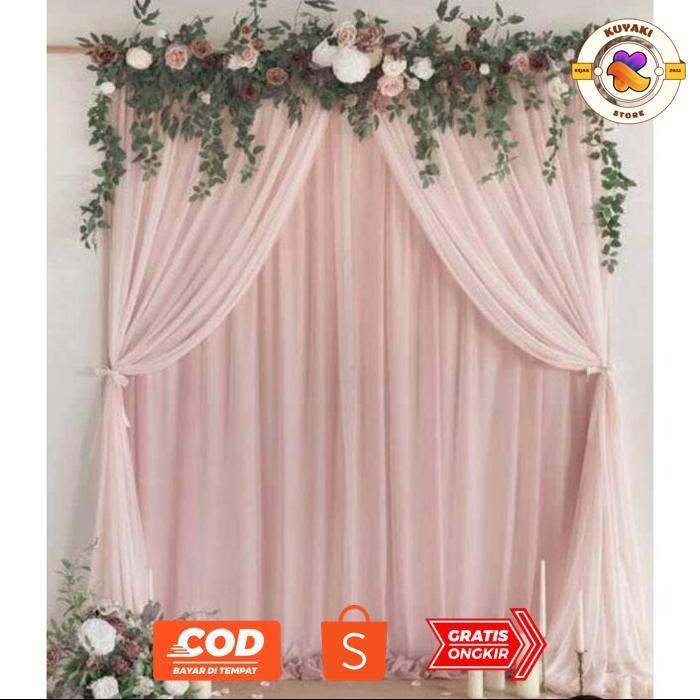 KUYAKI BACKDROP LAMARAN BACKGROUND ULANG TAHUN LATAR BELAKANG DEKORASI PESTA HARI RAYA ACARA HARI JA