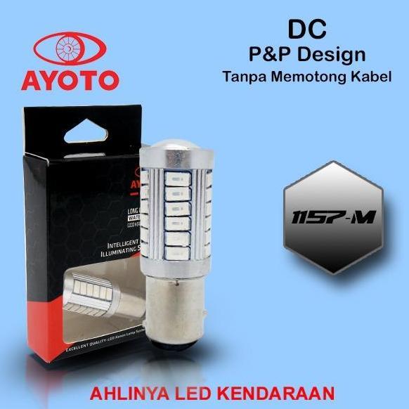 Promo LAMPU AYOTO REM MOTOR MOBIL S25 SOCKET BAYONET DC (REM KEDIP ) Car Diskon