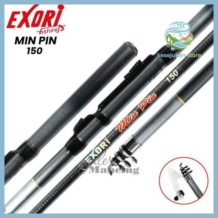 (PANCING) JORAN TELESCOPIC EXORI MIN PIN 150 S/D 360 | JORAN TELESCOPIC | ROD CARBON | GALERI MANCIN