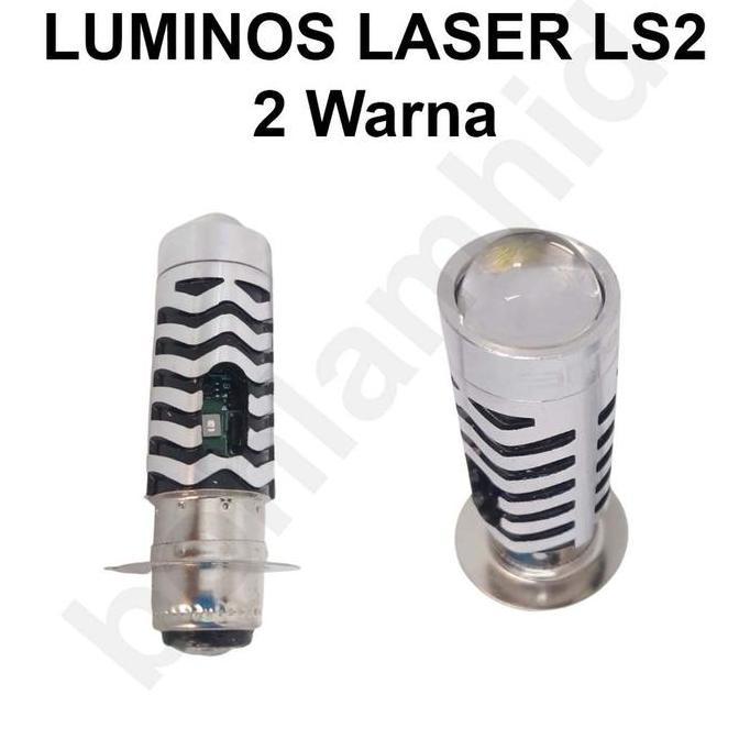 Disc Lampu Motor Led Laser Luminos Ls2 Suzuki Satria Fu, Thunder 125, Smash, Spin 2Warna 15W H6 M5