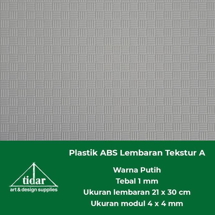 DINDING / LANTAI MAKET PLASTIK ABS LEMBARAN TEKSTUR TIMBUL- 3D TEXTURE KODE 1414