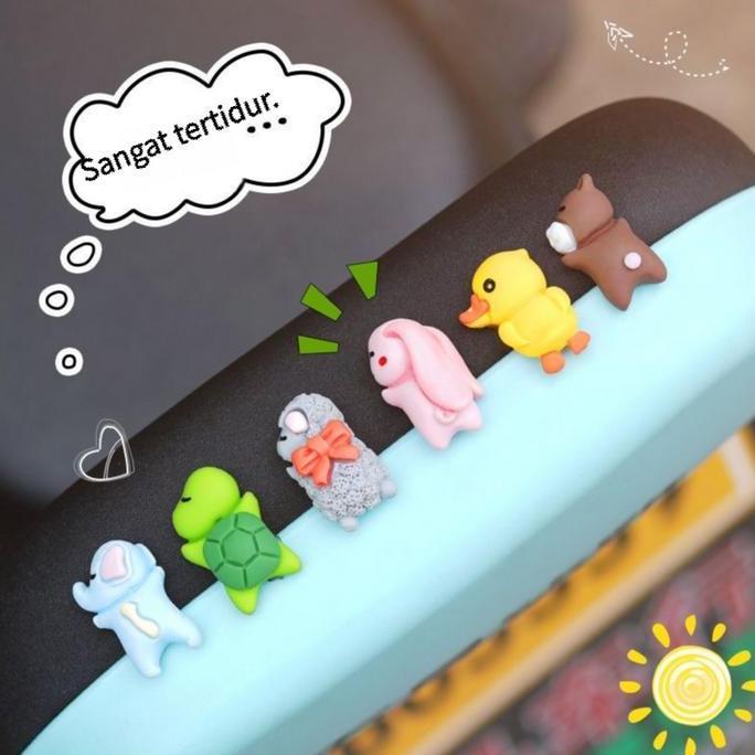 Unik CodDekorasi Cermin Belakang Sepeda Motor Lucu/Aksesoris Dekorasi Trem/Stiker Sepeda Motor/Dekor