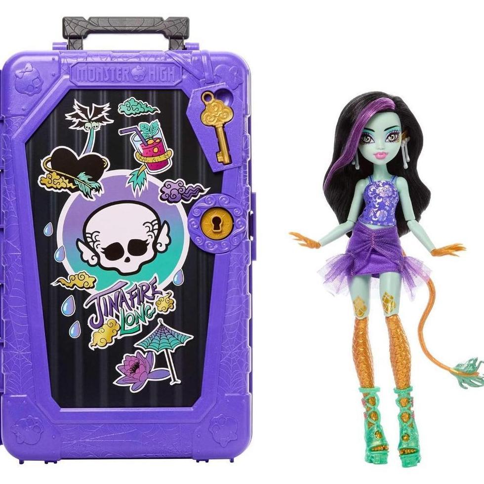 Monster High Skulltimate Secrets Jinafire Long Doll and Accessories Set, Destination