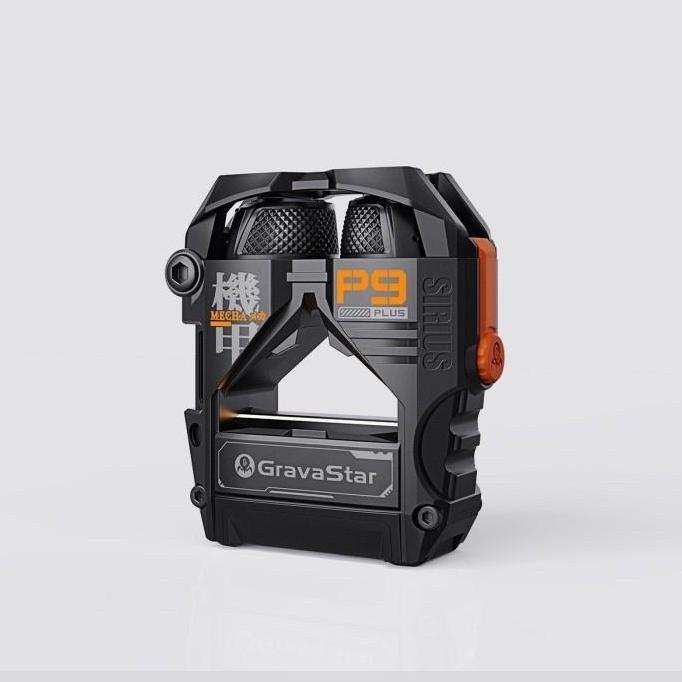 Gravastar Sirius Plus P9 Anc Tws Earbuds Matte Black Bluetooth Wireless Headset Dengan Bass Mantap &