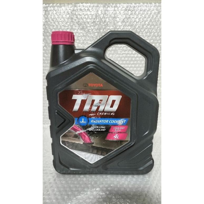 TMO Air Radiator Coolant 50/50 merah 4 liter cairan pendingin mobil motor super long life toyota