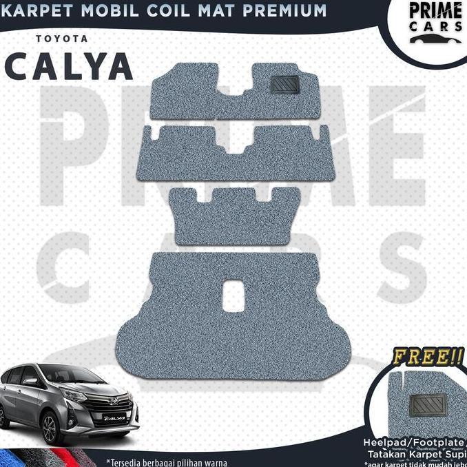 Karpet Mobil Coil mat CALYA - Mie Bihun 1 Warna Full set Toyota Accessories Car