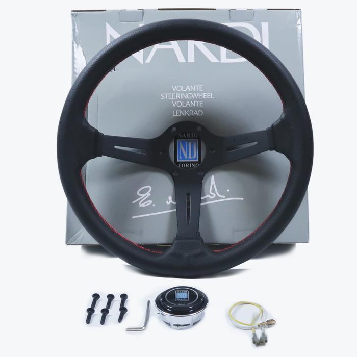 Steer Nardi Torino Black Leather Original Dan Terpercaya