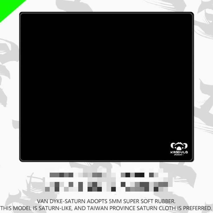 Kradula Saturn Rubber Base Gaming Mousepad Saturn Pro Surface (Hybrid) Premium