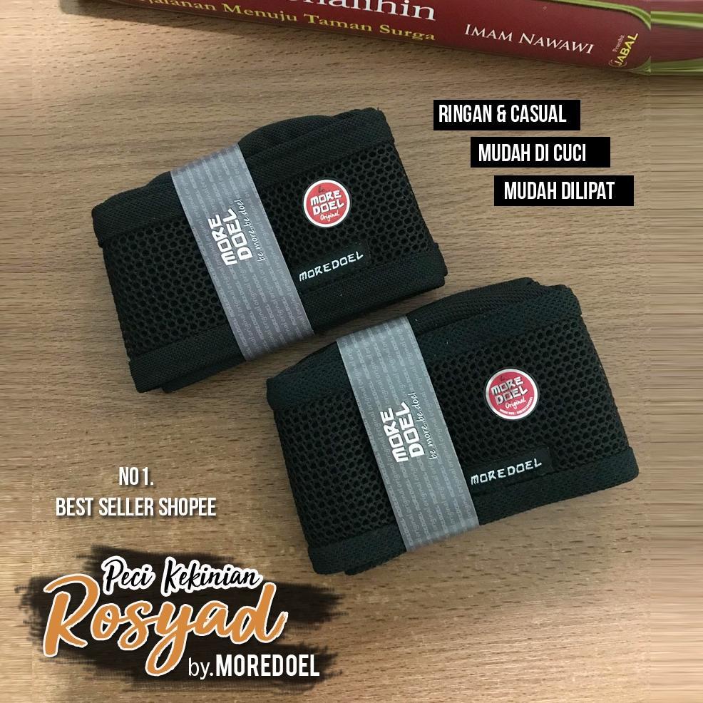 PROMO MOREDOEL - Kopiah Peci Hitam Peci Dewasa Rosyad By Moredoel