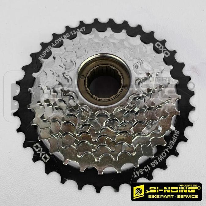 Gear Belakang Sprocket Freewheel 7 8 9 Speed 13 14 - 34T 36T Drat Ulir Oxo Megarange Sepeda Mtb Fede