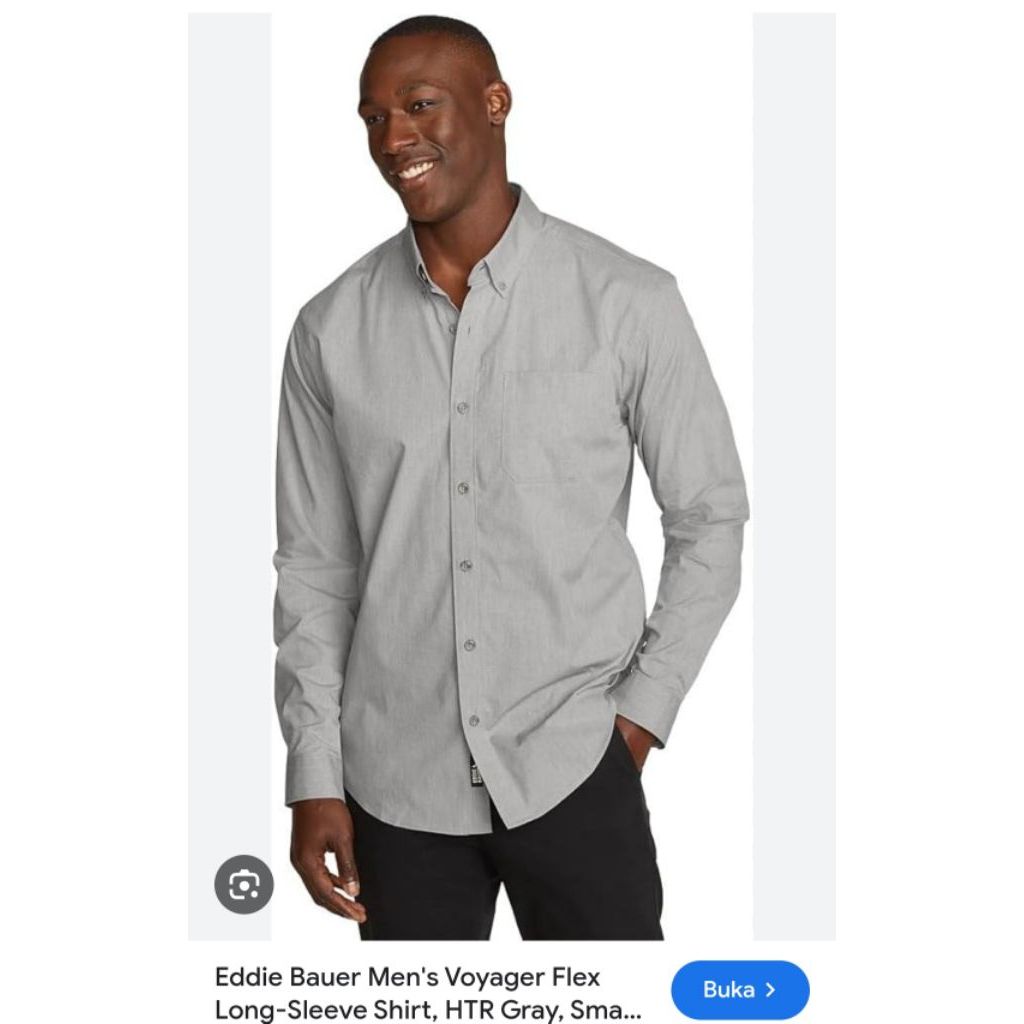 kemeja Eddie bauer abu misty