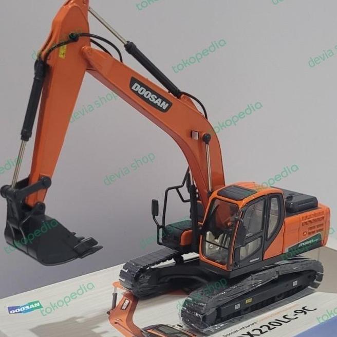 Miniatur Diecast Alat Berat Excavator Doosan Dh220Lc