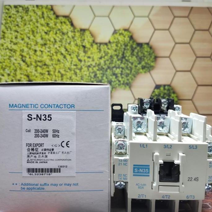 kontaktor mitsubishi s-n35 sn35 sn-35 Contactor MITSUBISHI SN 35