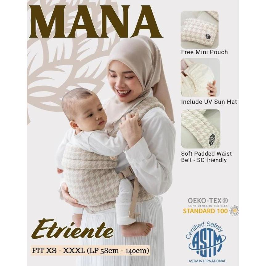 Mana Baby Carrier - Etreinte Series - Gendongan Bayi - Gift Box