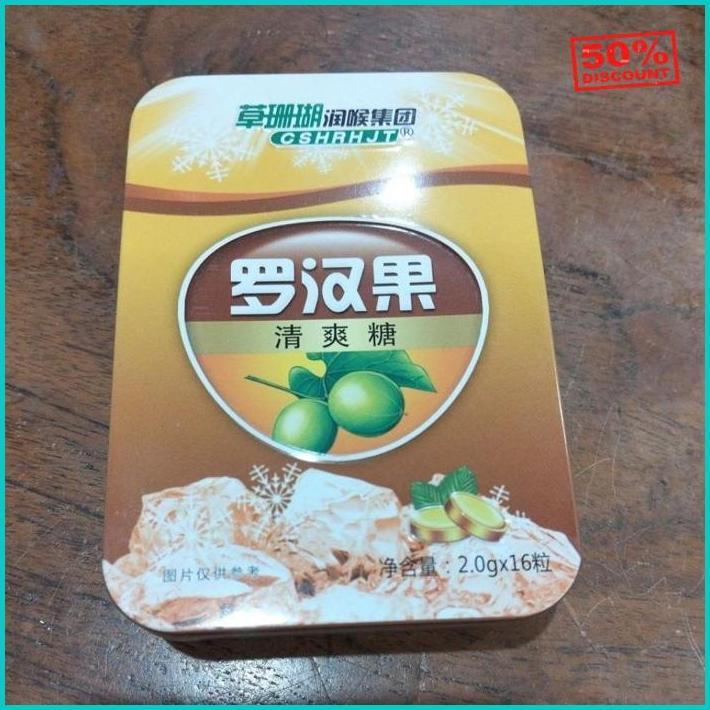 Kingto Luo Han Guo Peipa Hanpian Permen Obat Batuk Lo Han Kuo Tepat Guna