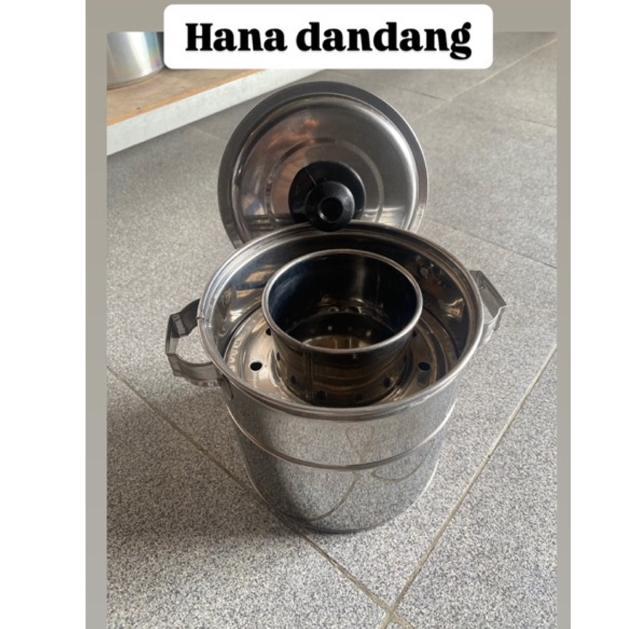 Bisa Cod Dandang Bakso Super Mini Stenlish Tebal  / Balita Cebol Ukuran 16Cm ||