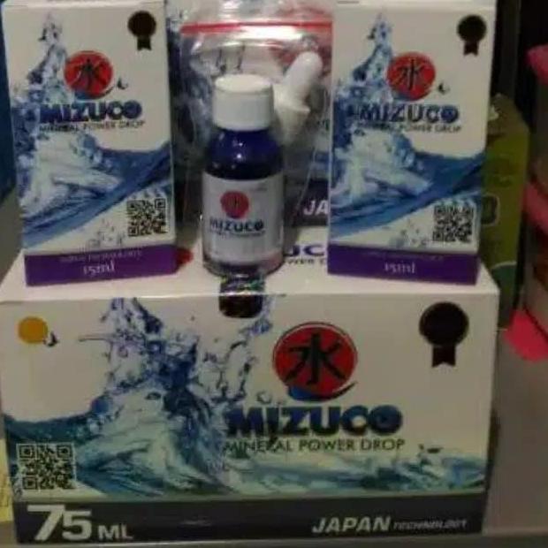Mizuco Mineral Alkaline Power Drops | Isi 5 botol
