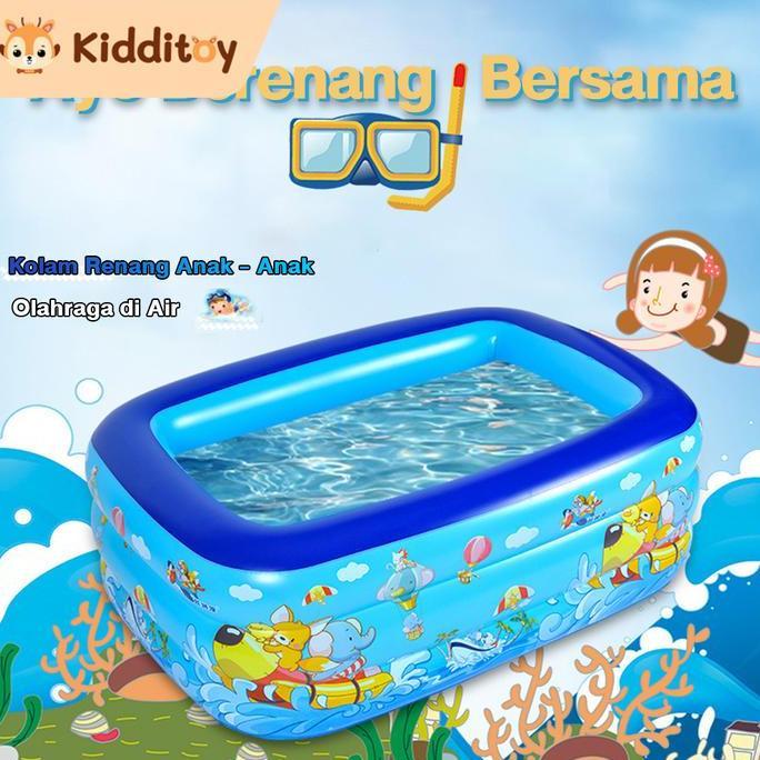 Berkualitas kolam renang anak jumbo kolam mandi bola Swimming Pool portable
