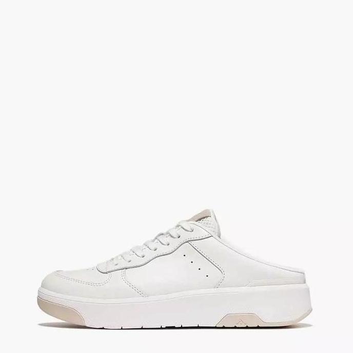 FITFLOP Rally Evo Leather Original Sepatu Sneaker Mules Wanita - Urban White
