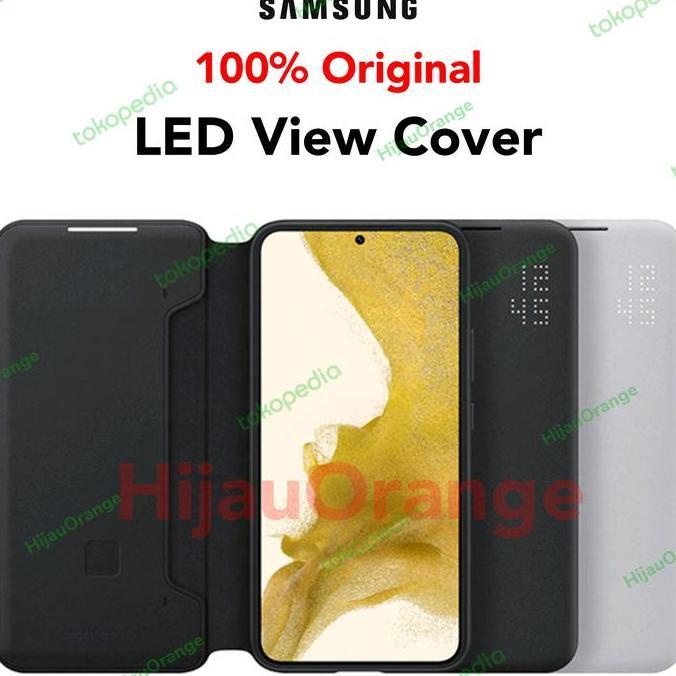 Original Samsung S22 Ultra Plus LED VIew Flip Cover Case Casing Lipat