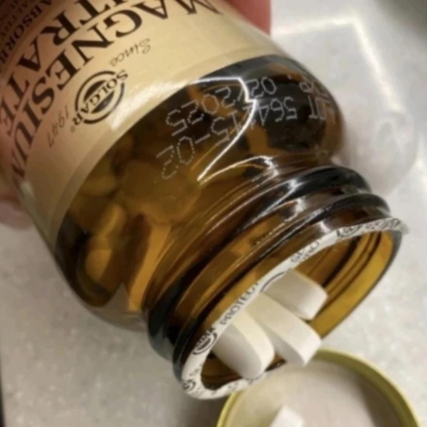 Solgar Magnesium Citrate, 120 Tablets Usa November 2027 Original