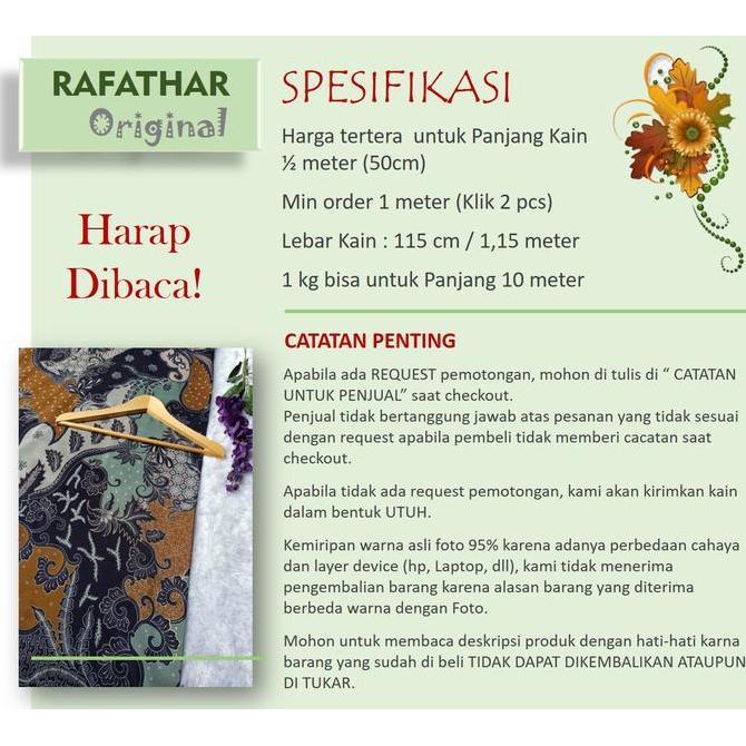 BAHAN BATIK METERAN SERAGAM PERNIKAHAN SERAGAM BATIK KELUARGA - Zhavier style